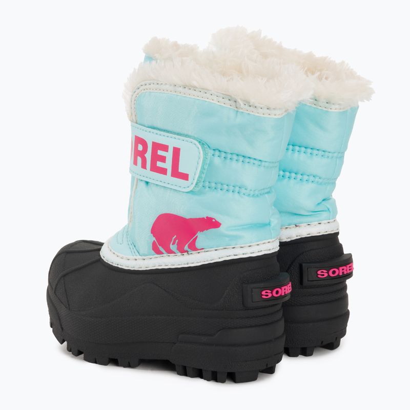 Sorel Snow Commander Kinderschneestiefel ocean surf/cactus rosa 3