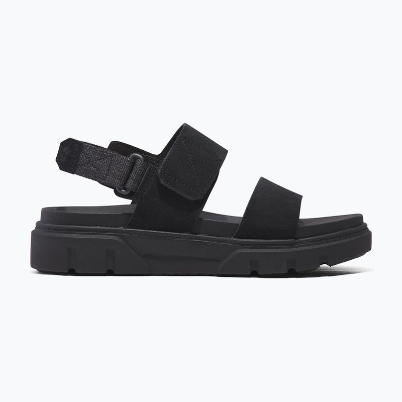 Sandalen Damen Timberland Greyfield 2 Strap black suede 9
