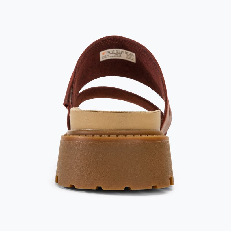 Slides Schlappen  Damen Timberland Clairemont Way dark red full grain 6