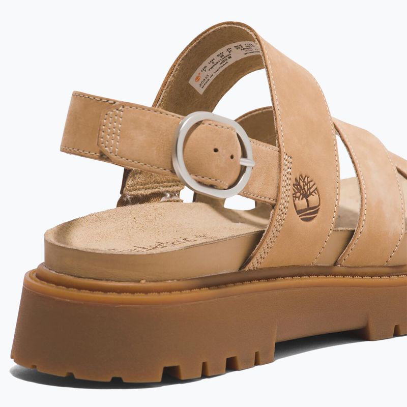 Sandalen Damen Timberland Clairemont Way medium beige nubuk 8