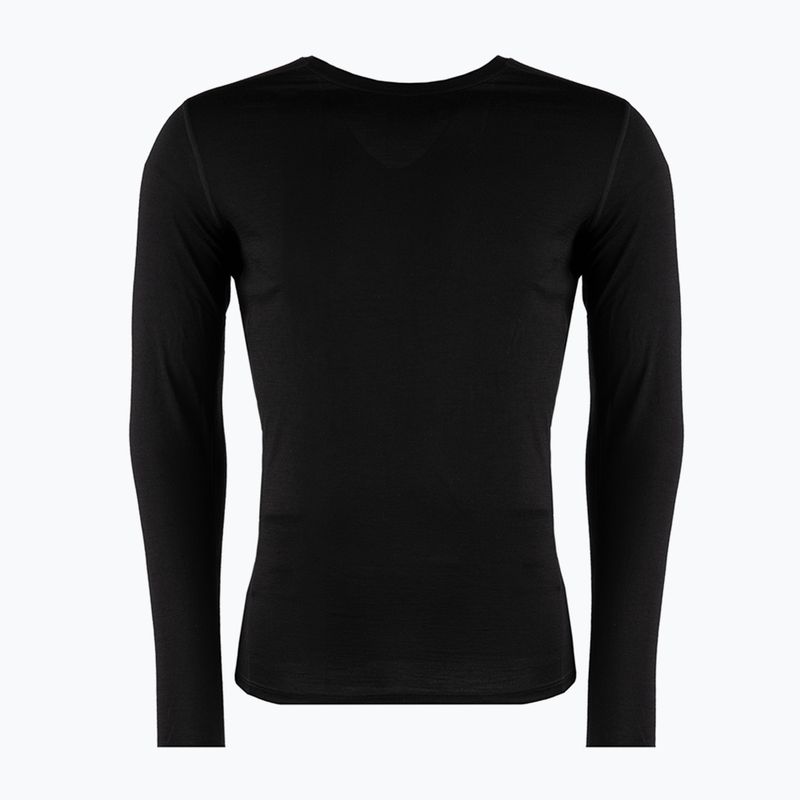 Herren Smartwool Merino 150 Baselayer Langarm Boxed Thermo-T-Shirt schwarz 00749-001-S