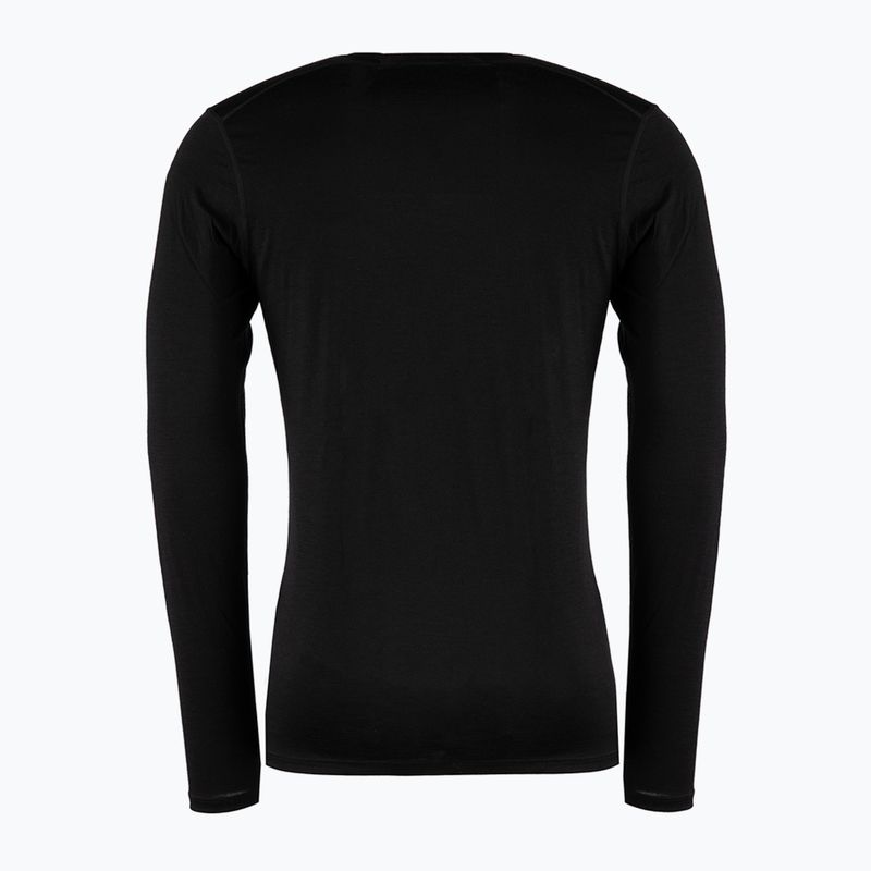 Herren Smartwool Merino 150 Baselayer Langarm Boxed Thermo-T-Shirt schwarz 00749-001-S 2