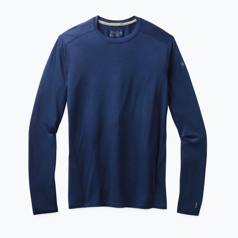 Herren Smartwool Merino 150 Baselayer Langarm Boxed Thermo-T-Shirt in navy blau 00749-F84-S 4