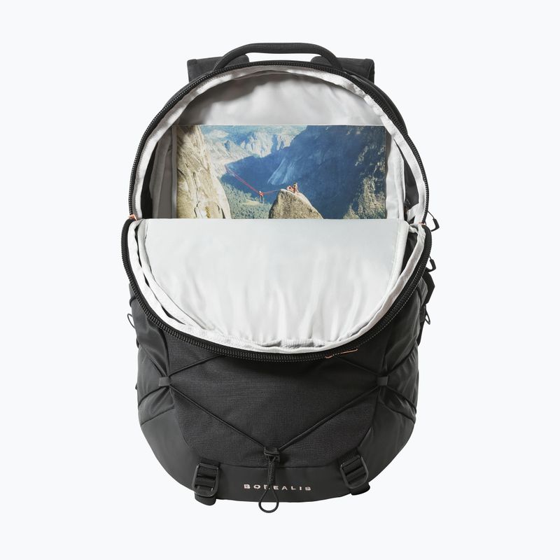 Damen Wanderrucksack The North Face Borealis 27 l schwarzes Heidekraut/verbrannte Koralle metallic 4