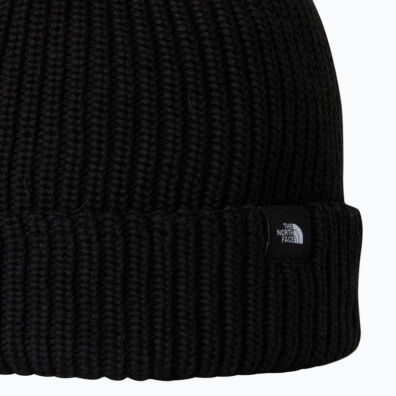 The North Face Fisherman Wintermütze schwarz 2