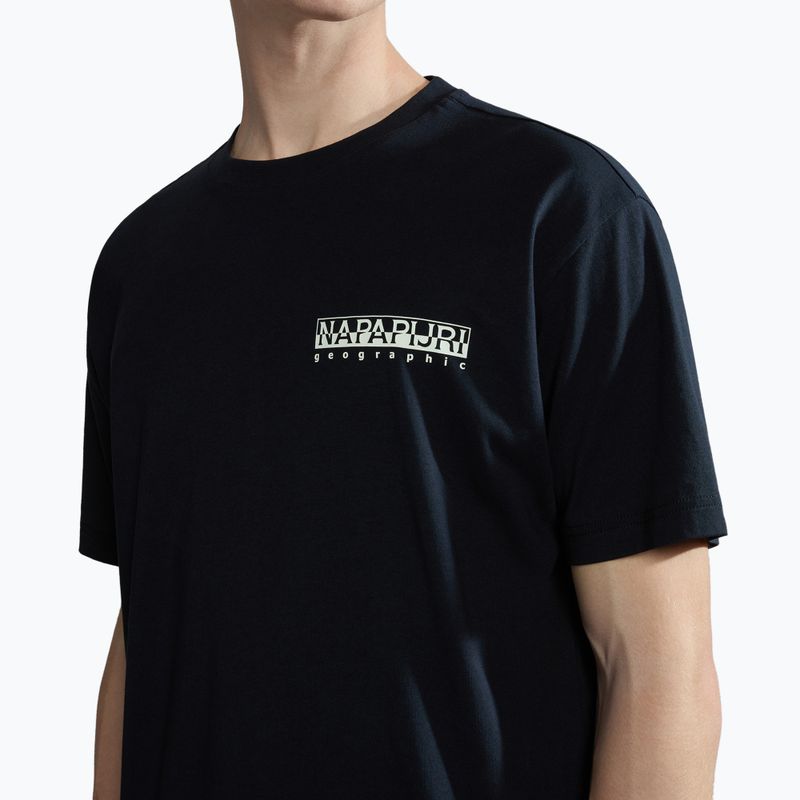 Napapijri S-Tahi schwarzes Herren-T-Shirt 4