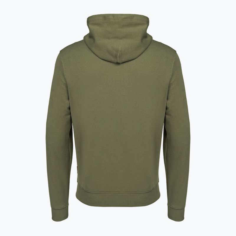 Herren Napapijri B-Iaato H grünes Flechten Sweatshirt 6