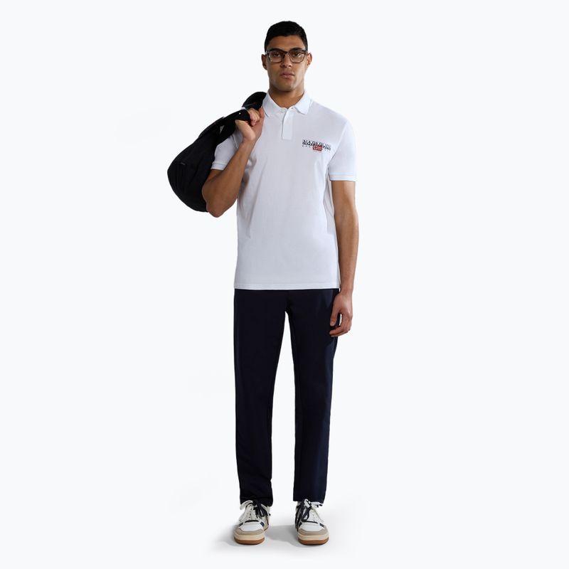 Herren Napapijri E-Aylmer hellweißes Poloshirt 2