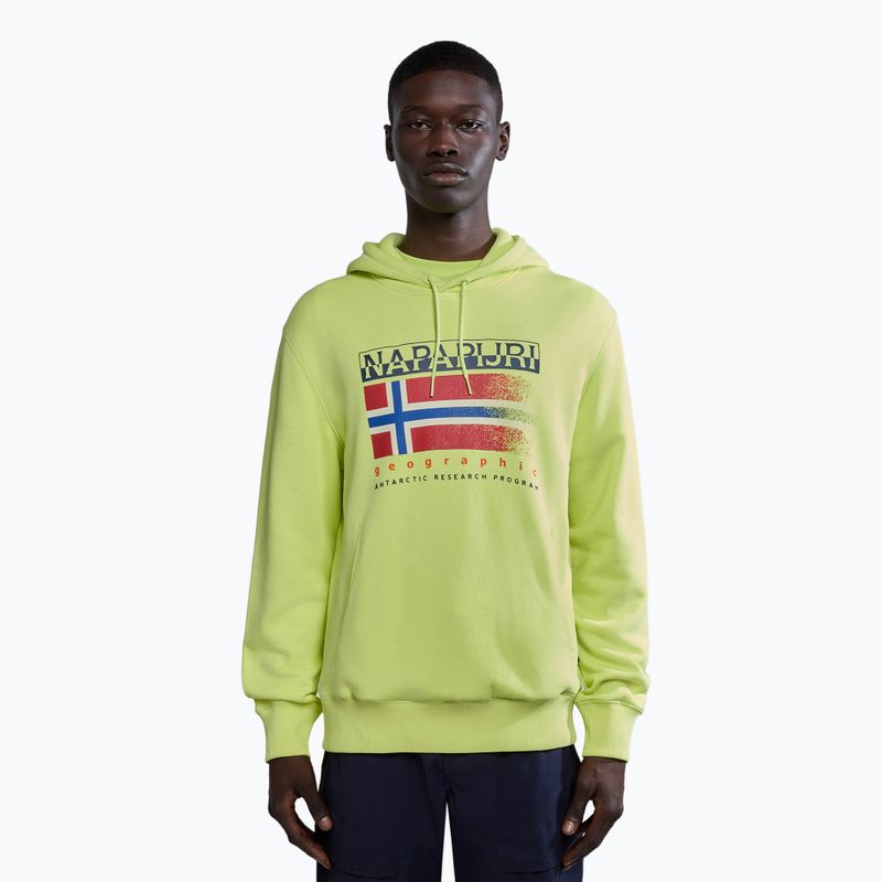 Herren Sweatshirt Napapijri B-Kreis H gelb sonnig