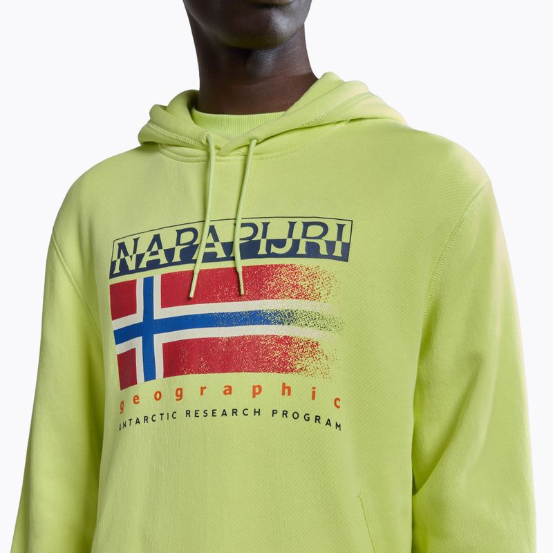 Herren Sweatshirt Napapijri B-Kreis H gelb sonnig 4