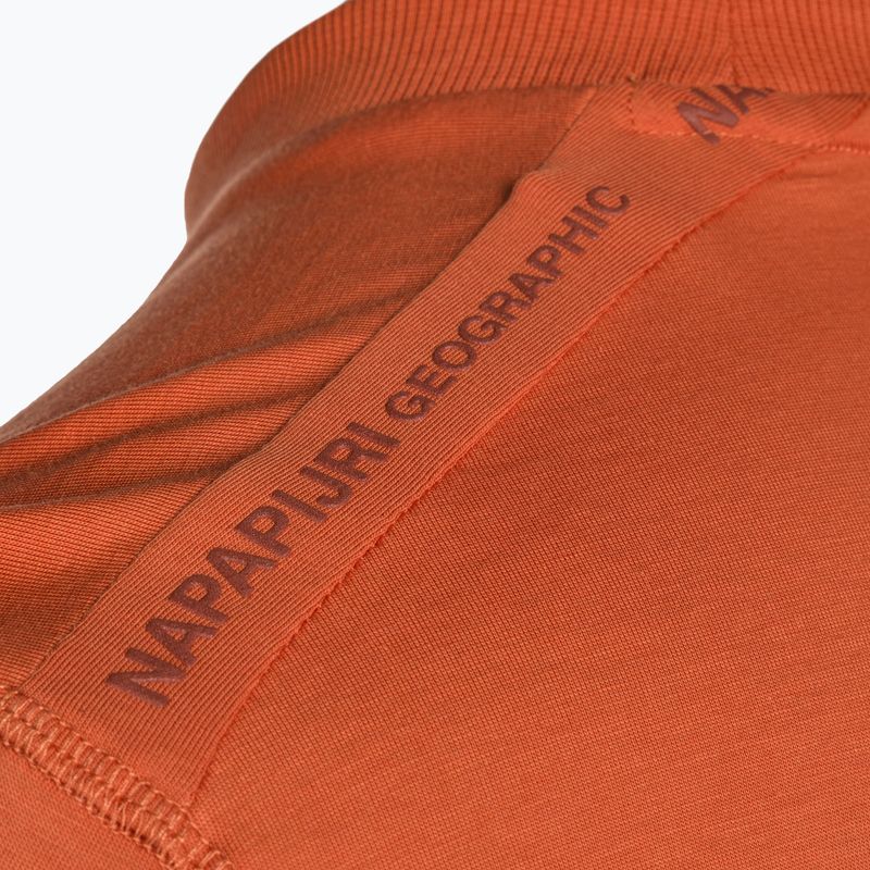 Herren Napapijri S-Smallwood orange gebranntes Hemd 8