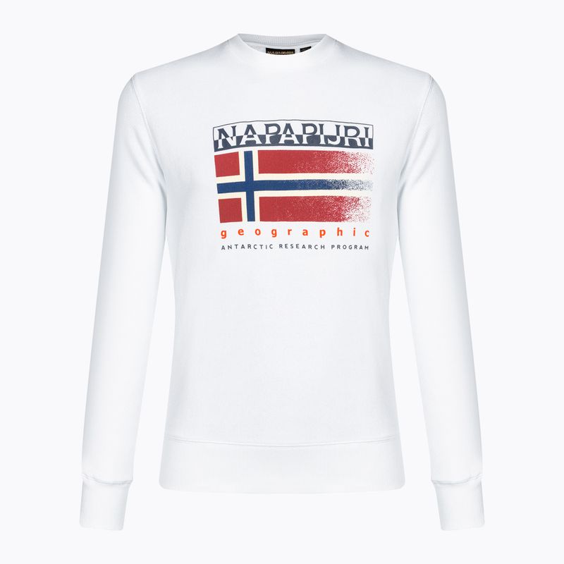 Herren Napapijri B-Kreis C hellweißes Sweatshirt 5