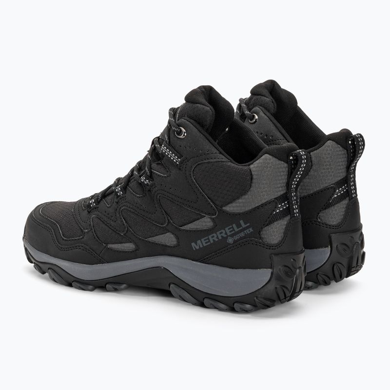 Herren Wanderschuhe Merrell West Rim Sport Mid GTX schwarz 3