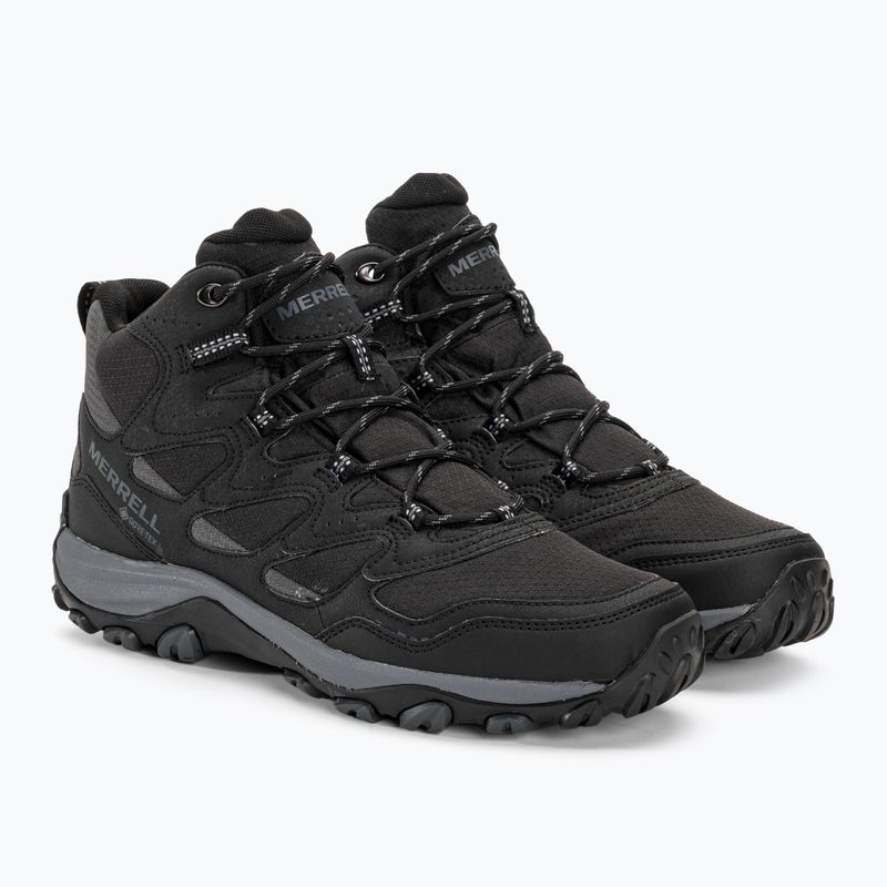 Herren Wanderschuhe Merrell West Rim Sport Mid GTX schwarz 4