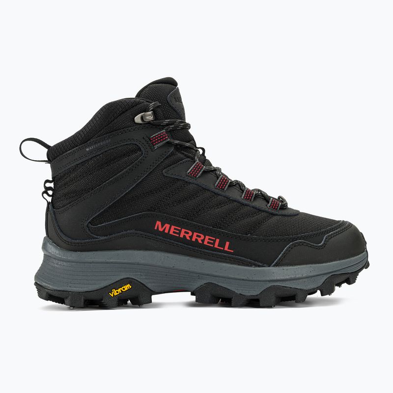 Herren Wanderschuhe Merrell Moab Speed Thermo Spike Mid WP schwarz 2