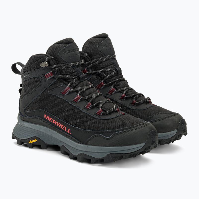 Herren Wanderschuhe Merrell Moab Speed Thermo Spike Mid WP schwarz 4