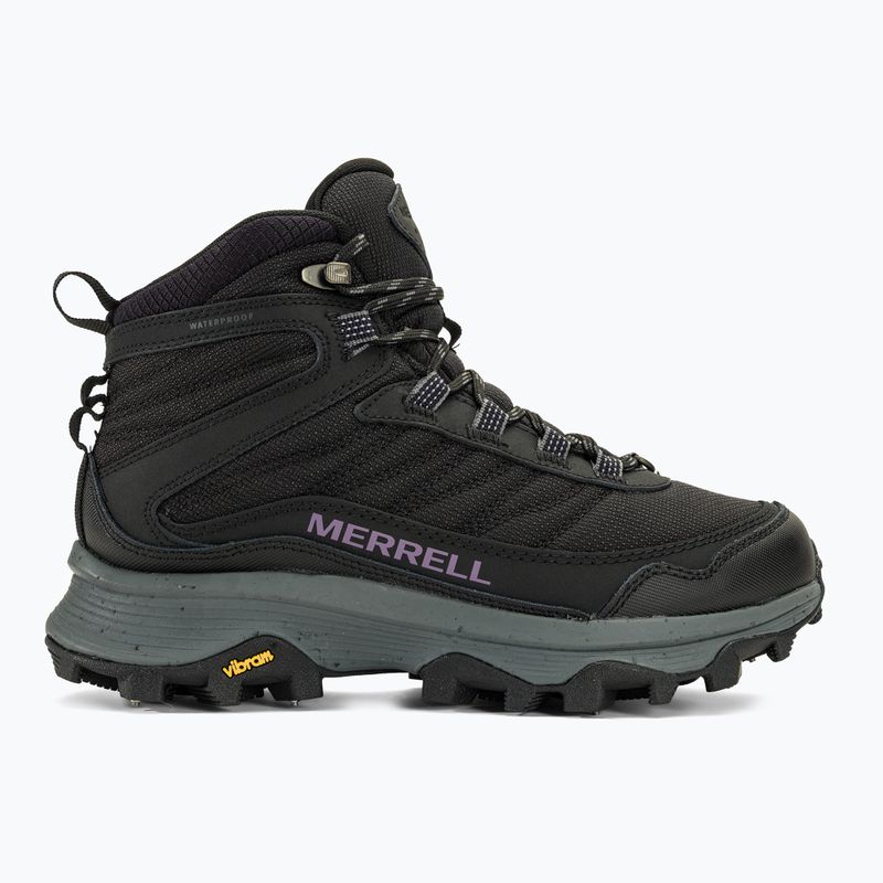 Damen Wanderschuhe Merrell Moab Speed Thermo Spike Mid WP schwarz 2