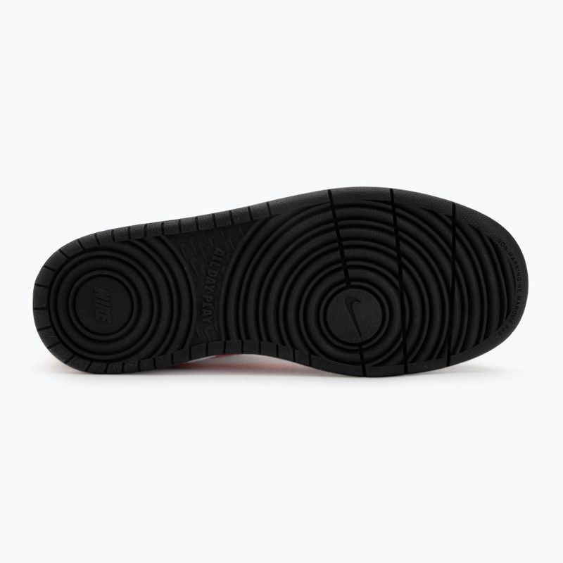 Nike Court Borough Mid 2 schwarz/sunset pulse/weiß Kinderschuhe 4