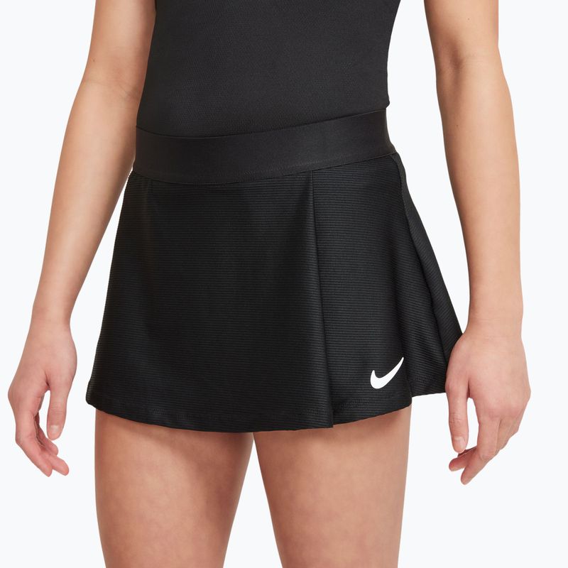 Tennissrock für Mädchen Nike Court Dri-Fit Victory black/white 4