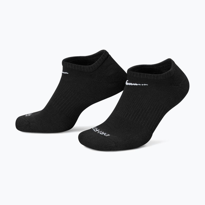 Herrensocken Nike Everyday Plus Cushioned No Show 6 Paar black/white 3