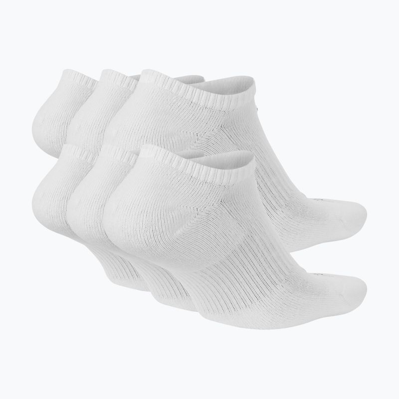 Herrensocken Nike Everyday Plus Cushioned No Show 6 Paar white/black 2