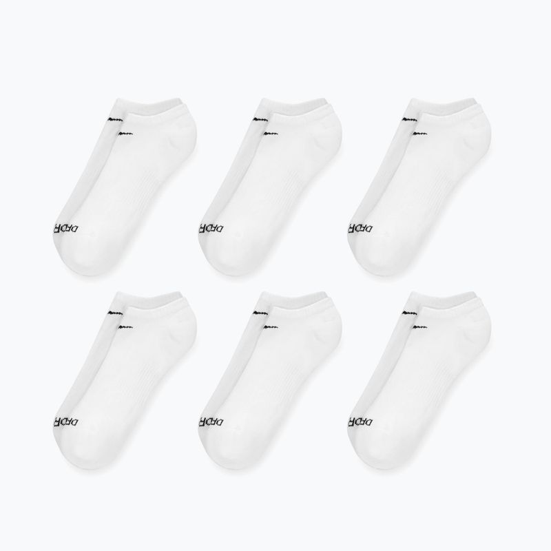 Herrensocken Nike Everyday Plus Cushioned No Show 6 Paar white/black 4