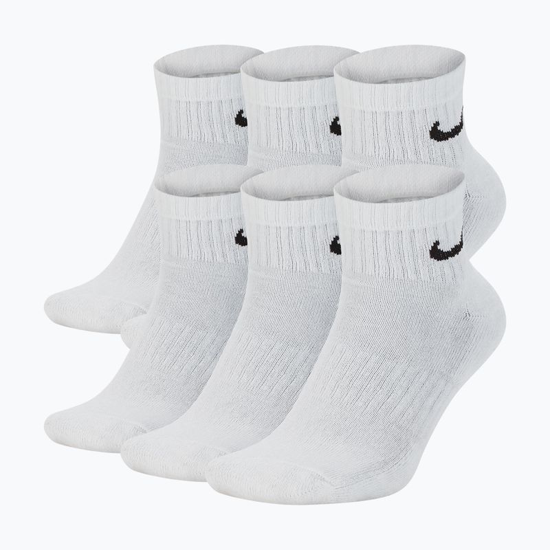 Socken Nike Everyday Cushioned 6er-Pack white/black