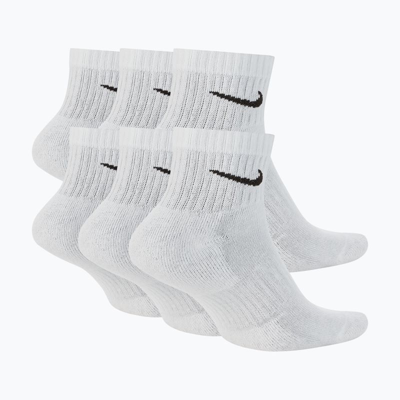 Socken Nike Everyday Cushioned 6er-Pack white/black 2