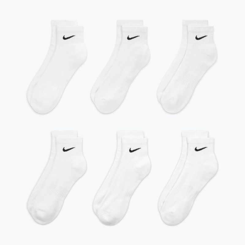 Socken Nike Everyday Cushioned 6er-Pack white/black 3