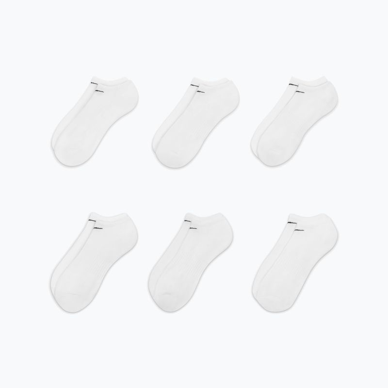 Socken Nike Everyday Cushioned No-Show 6 Paare white/black 3