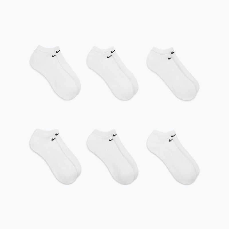 Socken Nike Everyday Cushioned No-Show 6 Paare white/black 4