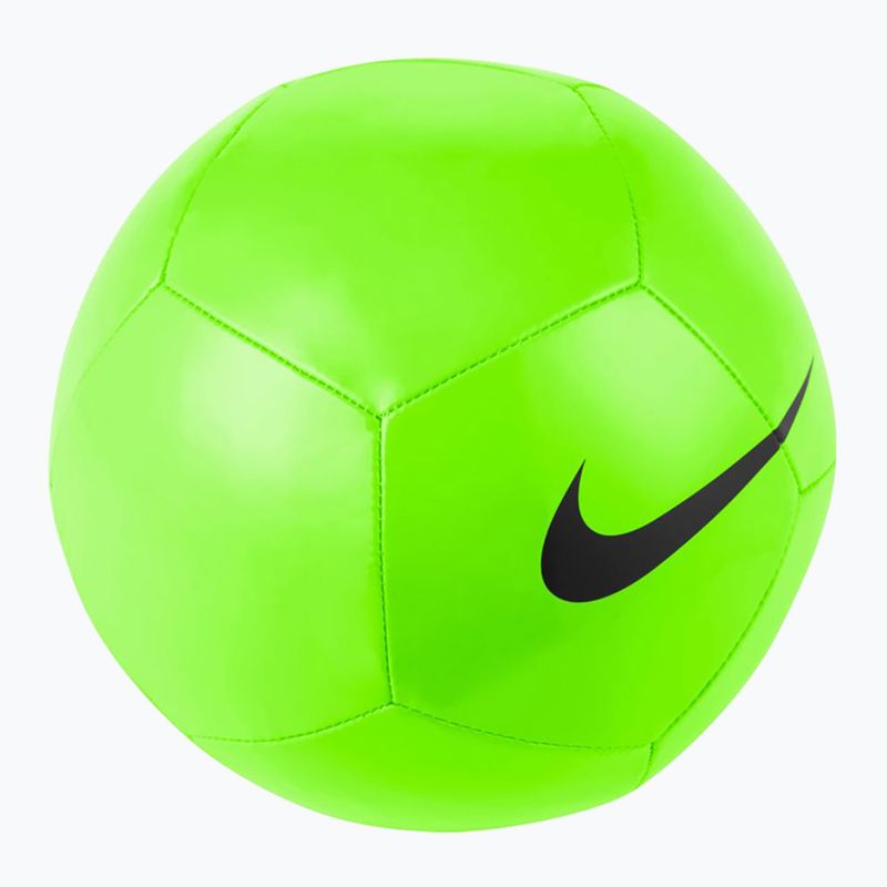 Nike Pitch Team Fußball Größe 4 elektrisch grün/schwarz 2