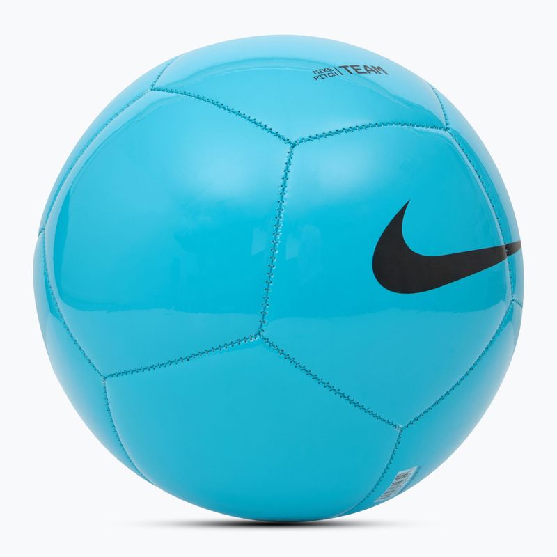 Nike Pitch Team Fußball Größe 4 blau fury/schwarz 2