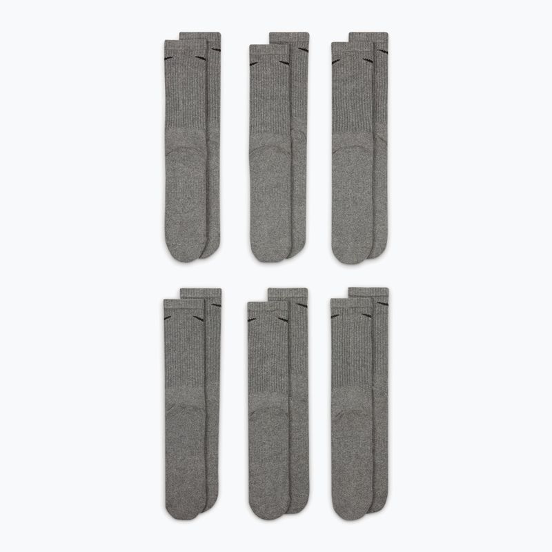 Socken Nike Everyday Cushioned 6er-Pack carbon heather/black 2