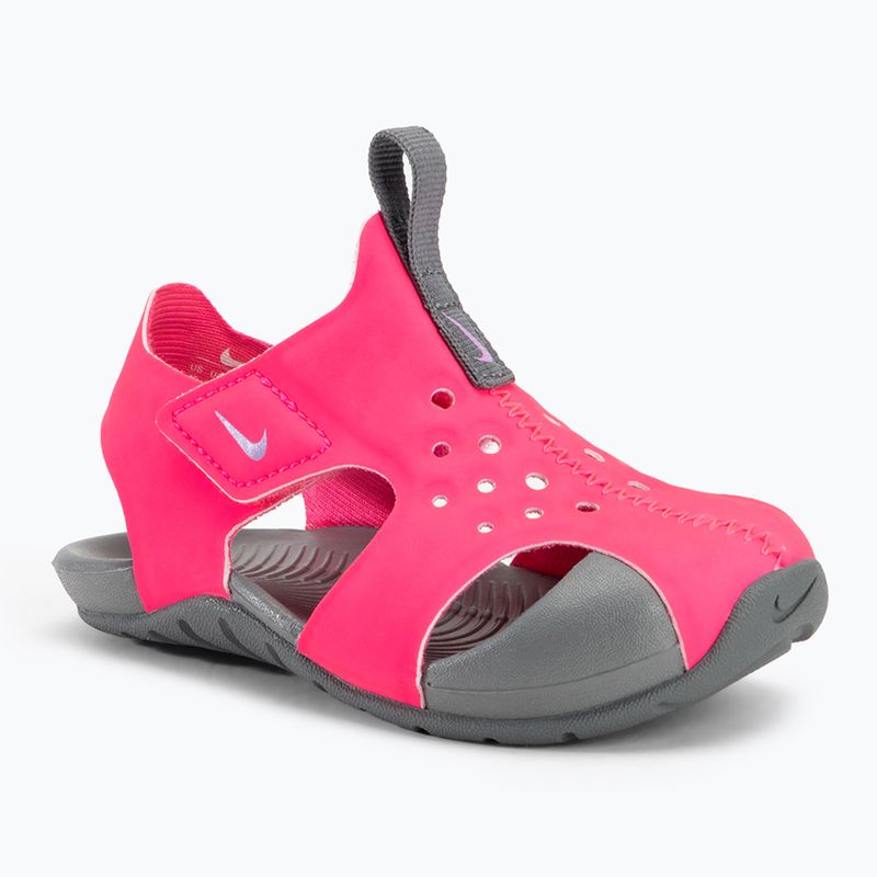 Nike Sunray Protect 2 Kinder Sandalen Hyper Pink/Rauchgrau/Fuchsia Glow