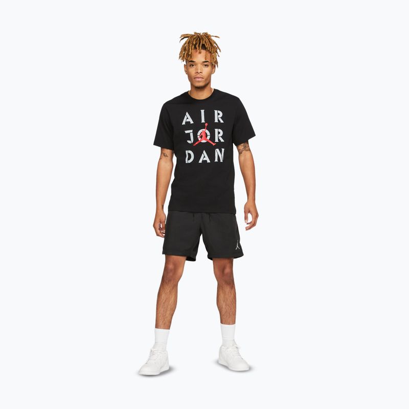 Herren-Shirt  Jordan AJ5 Graphic black/white/gum red 2