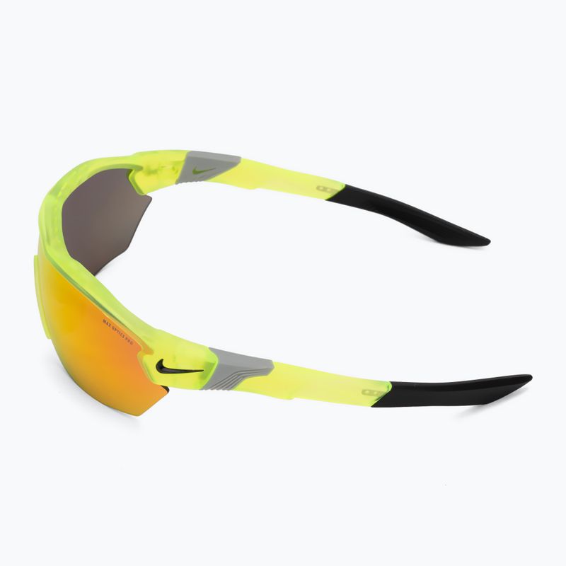 Sonnenbrille Herren Nike Show X3 Elite L matte volt/road red mirror 4