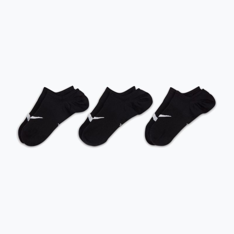 Damensocken Nike Everyday Plus Lightweight Footie 3 Paar black/white 6