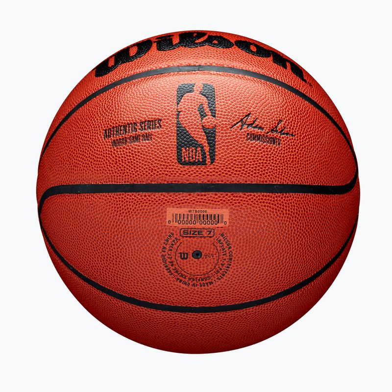 Wilson NBA Basketball Authentic Indoor Orange Größe 7 6