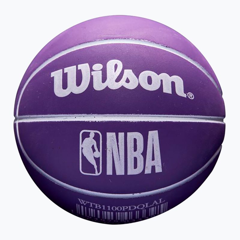 Ball Super Mini Wilson NBA Dribbler Los Angeles Lakers purple