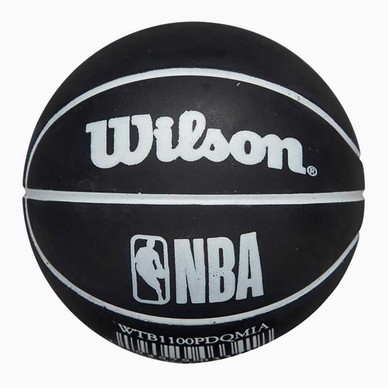 Ball Super Mini Wilson NBA Dribbler Miami Heat black