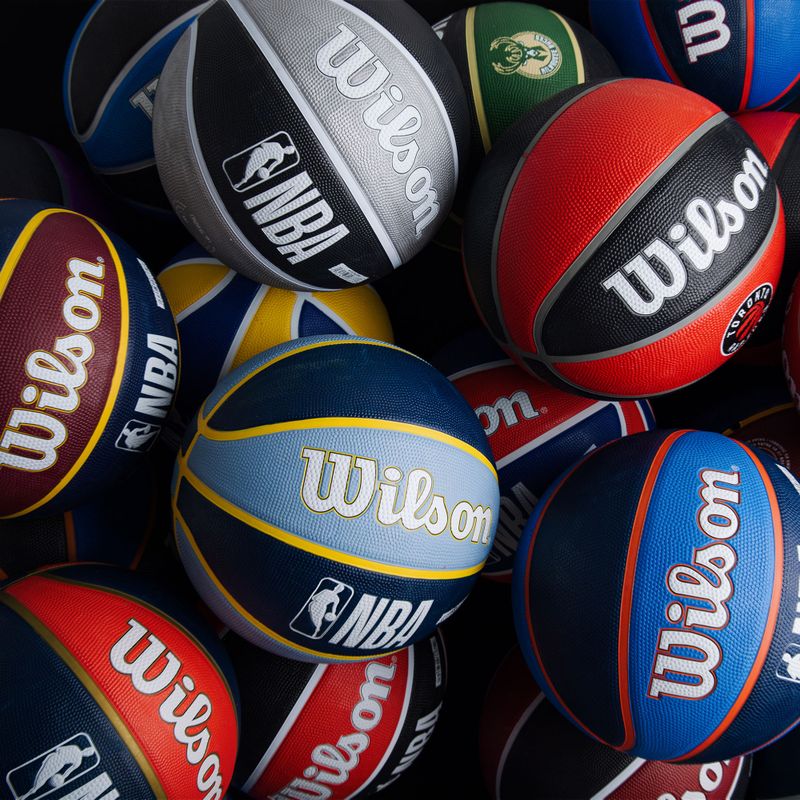 Wilson NBA Team Tribute San Antonio Spurs Basketball grau WTB1300XBSAN 4