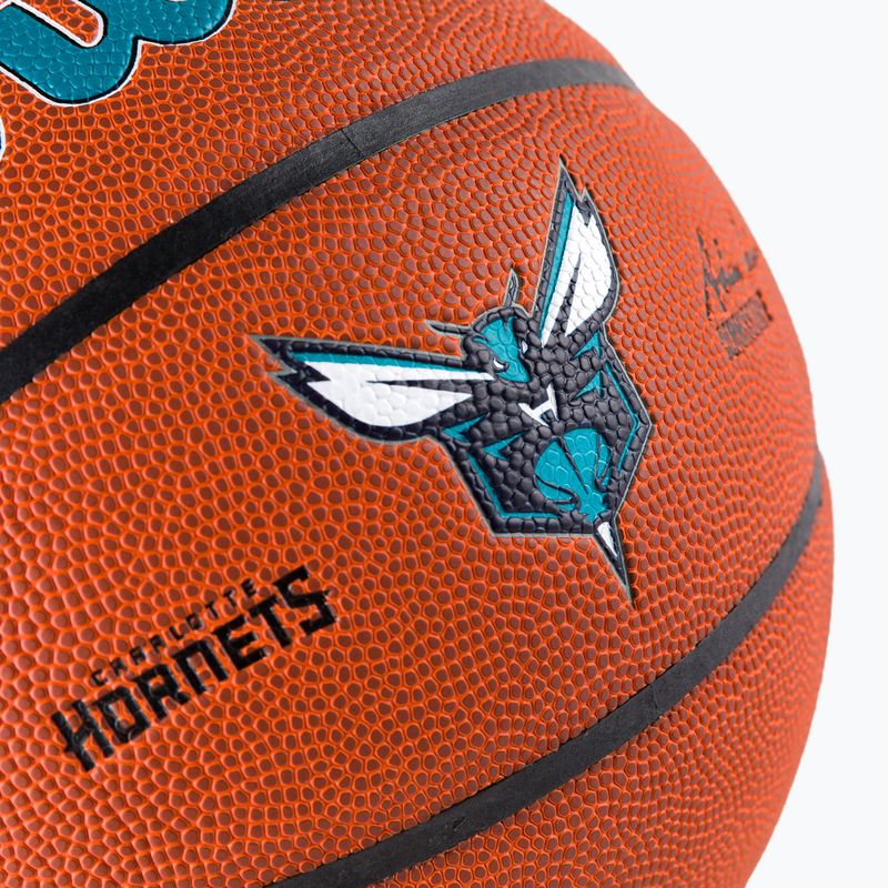 Wilson NBA Team Alliance Charlotte Hornets brauner Basketball WTB3100XBCHA 3