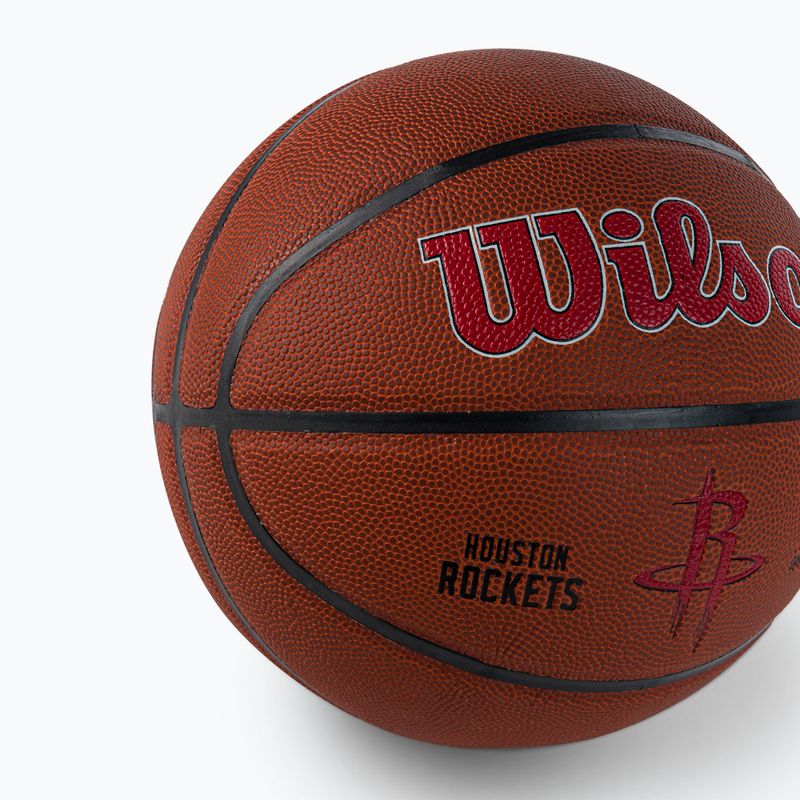 Wilson NBA Team Alliance Houston Rockets Basketball braun WTB3100XBHOU 3