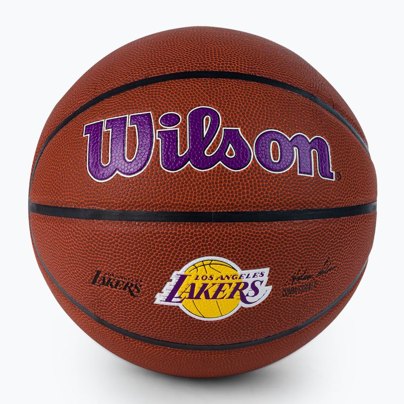 Wilson NBA Team Alliance Los Angeles Lakers Basketball braun WTB3100XBLAL