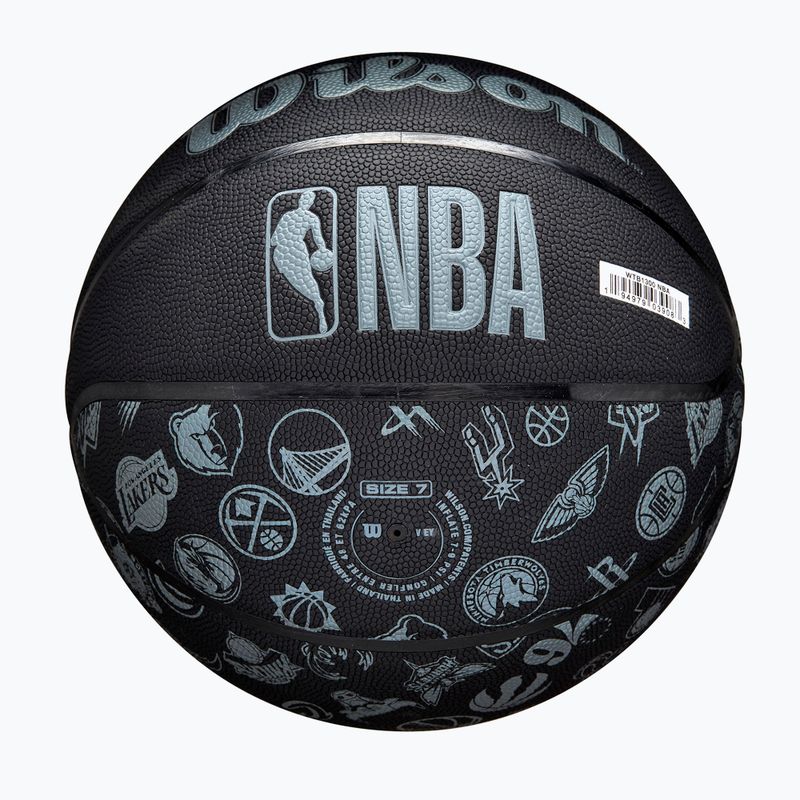 Wilson NBA All Team Basketball schwarz Größe 6 2
