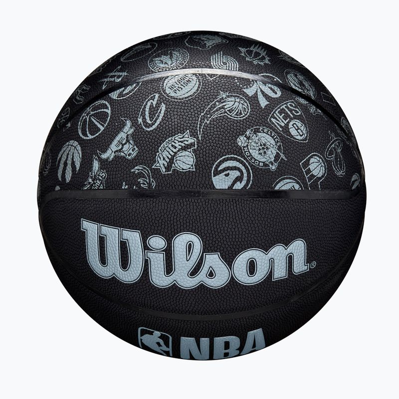 Wilson NBA All Team Basketball schwarz Größe 6 3