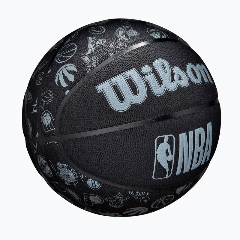 Wilson NBA All Team Basketball schwarz Größe 6 5