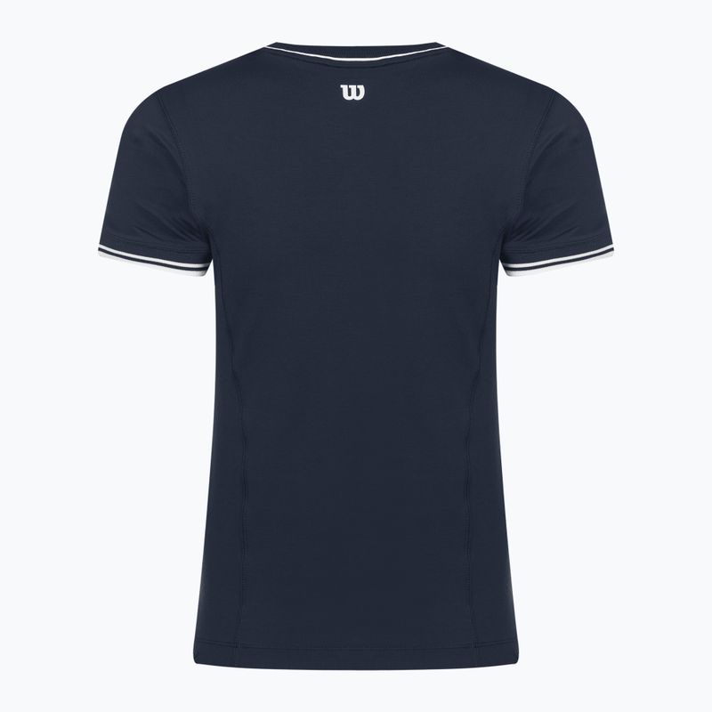 Wilson Team Seamless T-Shirt für Frauen, klassisch, navy 2