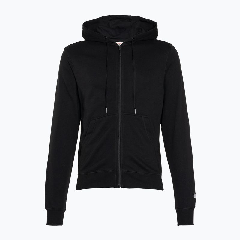 Herren Wilson Team Zip Hoodie schwarz